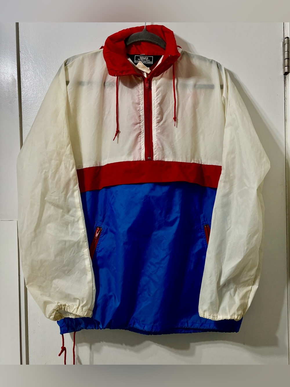 Sears Red and Cream Sporting Jacket